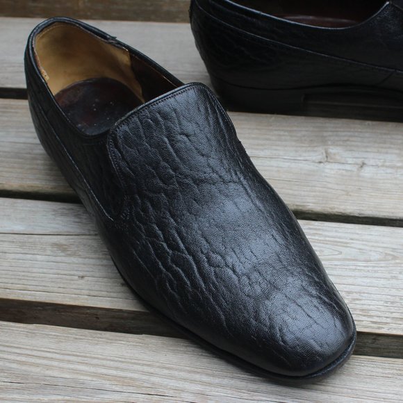 Church’s Black “Fighting Seal” Leather Slip-On EUC - Picture 2 of 15
